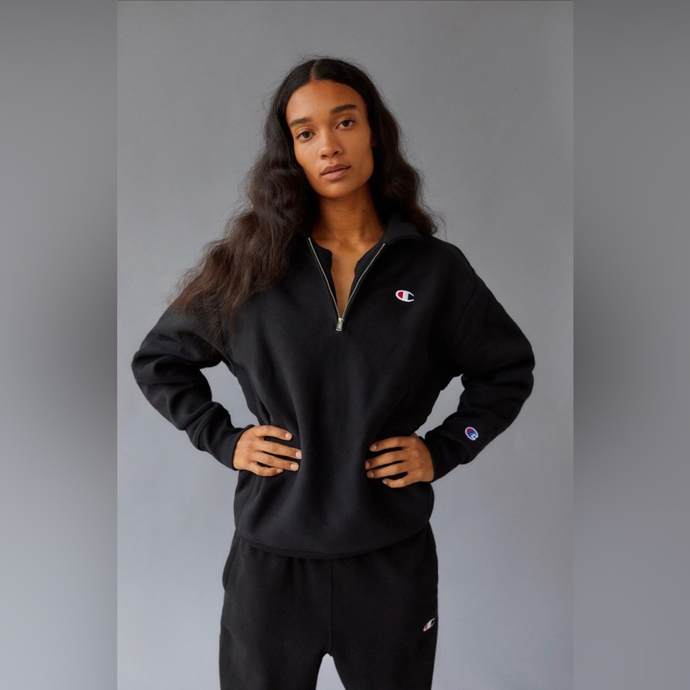 Black XS Champion Oversized Hoodie